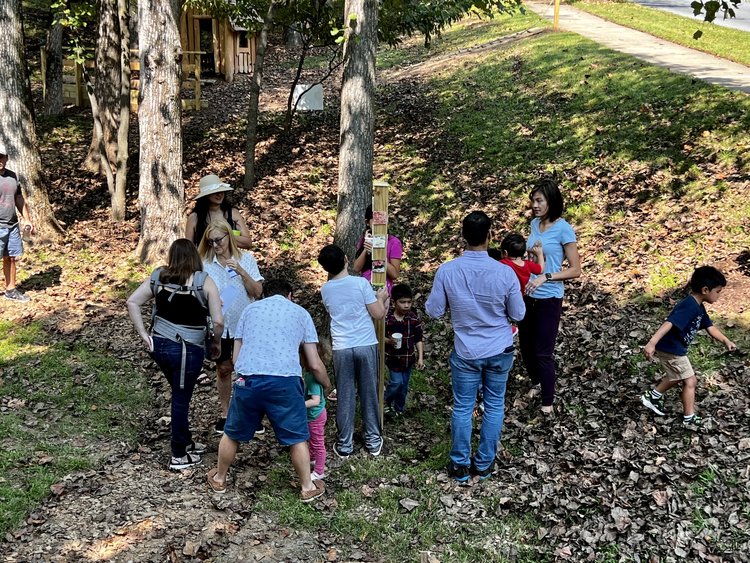 Read more about the article Community Nature Play Date — Art Poles Unveiled!